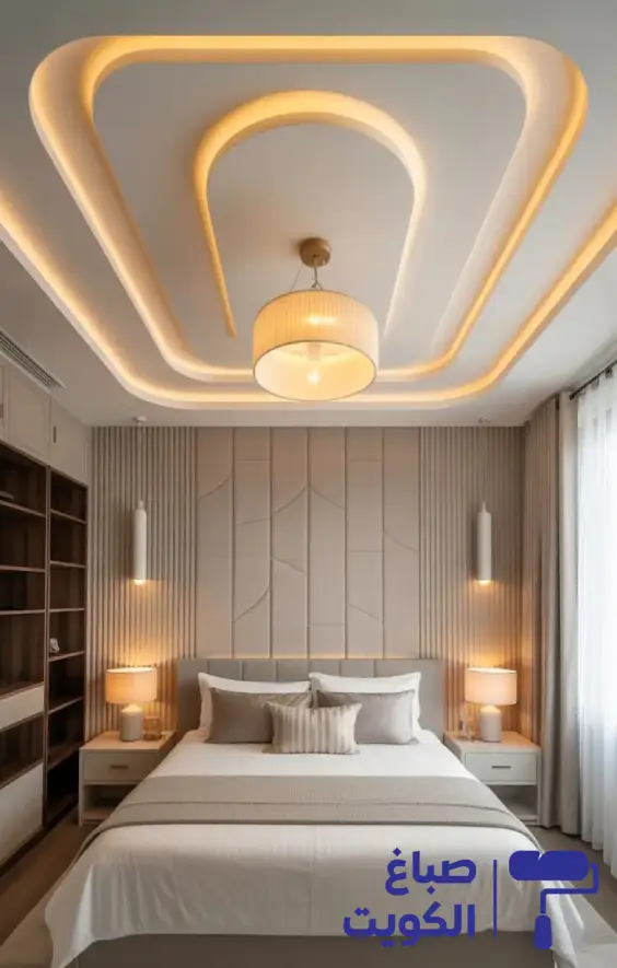 معلم ديكور سقف,ديكورات سقف,ديكور سقف جبس,ديكور سقف جاهز,ديكور سقف غرفة نوم,ديكور سقف خشب بسيط