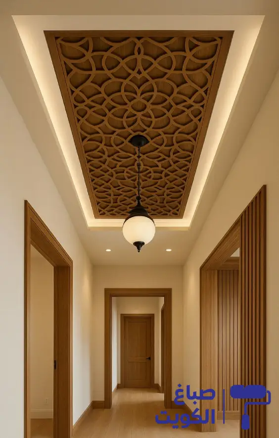 معلم ديكور سقف,ديكورات سقف,ديكور سقف جبس,ديكور سقف جاهز,ديكور سقف غرفة نوم,ديكور سقف خشب بسيط