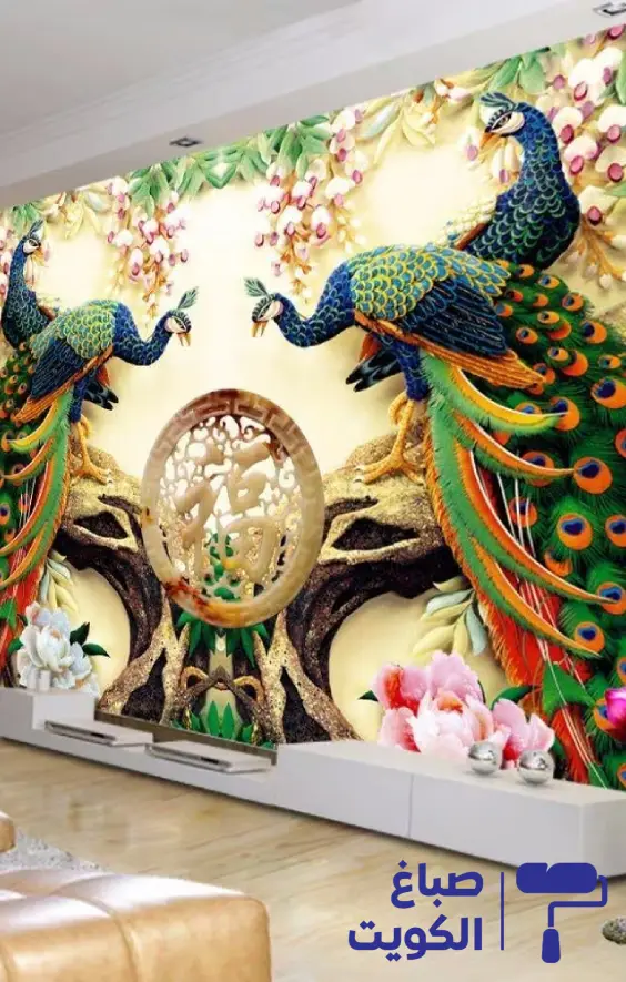 تركيب ورق جدران, تركيب ورق جدران الكويت, ورق جدران الكويت, تركيب ورق حائط, معلم ورق جدران بالكويت