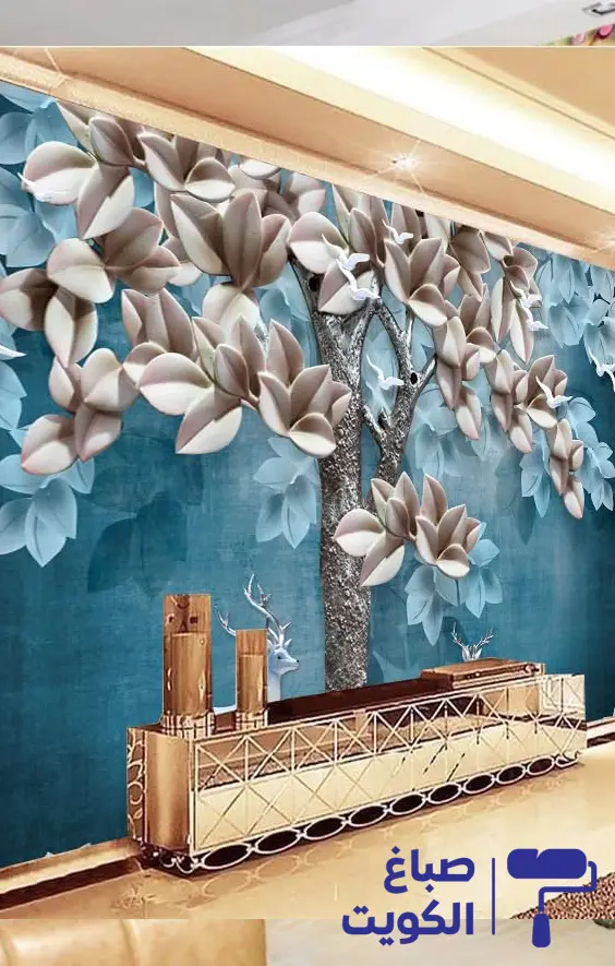 تركيب ورق جدران, تركيب ورق جدران الكويت, ورق جدران الكويت, تركيب ورق حائط, معلم ورق جدران بالكويت